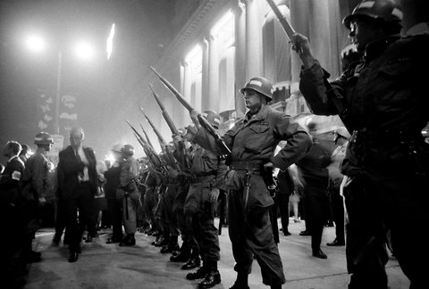 Image result for 1968 democratic convention police riot