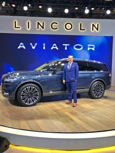 guess I wore the right color for the Lincoln reveal